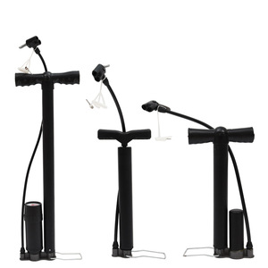 Bomba de aire manual de alta presión para inflar bicicletas, coches y balones, manguera universal, diseño portátil - Product Image 1