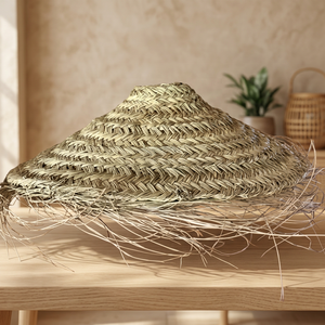 Handmade Bamboo Woven Straw Lamp Covers Natural Traditional Craft Home Decoration - Product Image 1