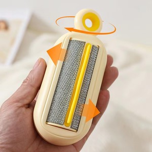 Nueva llegada de herramientas de aseo para mascotas, caja portátil en forma de cepillo para eliminar el pelo de mascotas, cepillos de <span class=keywords><strong>rodillo</strong></span> para eliminar el pelo de mascotas, venta al por mayor - Product Image 2