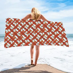 2022 Neue Luxus berühmte Marke Mode Marke Designer Strand tücher mit Logo Custom Print