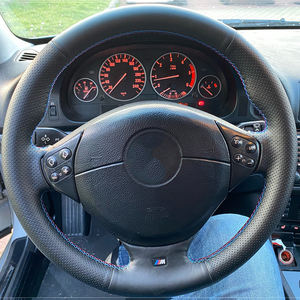 Housse de <span class=keywords><strong>volant</strong></span> de voiture en cuir microfibre à coudre à la main pour <span class=keywords><strong>BMW</strong></span> M Sport modèles E36 1996-2000 <span class=keywords><strong>E39</strong></span> 1995-2001 Z3 M E36/7 E36/8 - Product Image 2