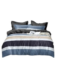 Offre d'usine Imprimer 100% Polyester Microfibre Doux Usine OEM Housse de Couette Ensemble de Literie