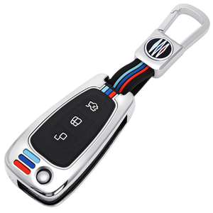 Custodia <span class=keywords><strong>per</strong></span> Chiavi Auto in Lega di Zinco e Gel di Silice <span class=keywords><strong>per</strong></span> <span class=keywords><strong>Ford</strong></span> Kuga EcoSport Dionysia ESCORT, Portachiavi e <span class=keywords><strong>Accessori</strong></span> - Product Image 1