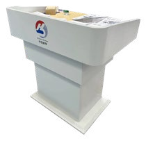 Bureau de podium multimédia multifonctionnel pour les écoles Bureau d'enseignant en acier en métal durable - Product Image 3