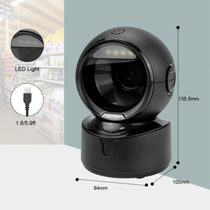 Netum Desktop 2D QR <span class=keywords><strong>Scanner</strong></span> di codici a barre a mani libere omnidirezionale USB grande lettore di codici a barre A5 - Product Image 4