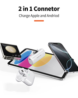 Batteries externes portables 5000 mAh pour iPhone et téléphones Android, charge rapide, mini batterie externe avec plusieurs interfaces