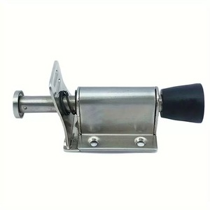 Butée de porte murale en acier inoxydable à commande au pied, à ressort, angle réglable, accessoire de quincaillerie pour frein de porte - Product Image 4