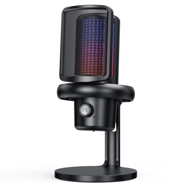 Streaming Studio Condenser Microphone Mic USB Desktop Podcast Microphone Professional RGB Gaming Microphone