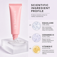 Baume à lèvres hydratant pour lèvres sèches et gercées, routine quotidienne de soin des lèvres, baume au beurre non collant, doux, lisse, hydratant longue durée