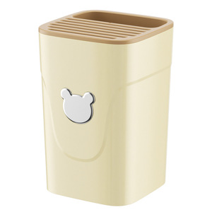 ที่วางมีดครัวพลาสติกแบบมีรูระบายน้ำสำหรับวางบนเคาน์เตอร์ลายหมี - Product Image 5