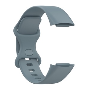 Bracelet de Sport souple de couleur unie, Bracelet de rechange pour <span class=keywords><strong>Fitbit</strong></span> Charge 5, Bracelet de <span class=keywords><strong>montre</strong></span> en Silicone de <span class=keywords><strong>Style</strong></span> officiel - Product Image 5