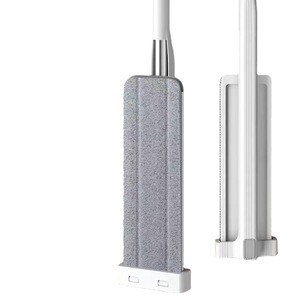 <span class=keywords><strong>Mop</strong></span> Piatto Extra Large <span class=keywords><strong>60cm</strong></span> con Pannello Allungato in Alluminio e Asta Lunga 160cm, Panni in Microfibra per Pulizia Quotidiana di Pavimenti Asciutti e Bagnati - Product Image 3