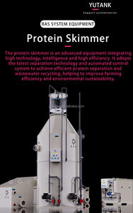 Prix usine Système d'aquaculture à recirculation moderne Tambour biologique tout en un Mini filtre écumeur de protéines - Product Image 6