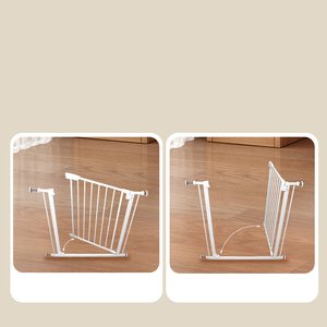 PRODIGY OEM Barrera de Seguridad para Bebés Ajustable y de Cierre Automático para Escaleras, Metálica, Muy Resistente, Blanca - Product Image 4