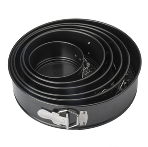 DFC04 สินค้าขายดี ถาดอบเค้กชีสทรงกลม ขนาด 4 6 7 8 9 10 นิ้ว เคลือบสารกันติด ง่ายต่อการแกะออก พร้อมหูจับแบบถอดได้ - Product Image 5