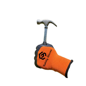 Changying tùy chỉnh thực hiện nhiệt <span class=keywords><strong>Latex</strong></span> tráng găng tay an toàn thoáng khí làm việc chung găng tay cho công nhân xây dựng - Product Image 5