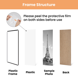 Wholesale Family Wall Decor Wooden Photo <b>Frame</b> A1,A3,A4,A5,4x6,5x7,8x10,11x14,16x20 Black <b>White</b> Poster Picture Wood Photo <b>Frame</b> - Product Image 2