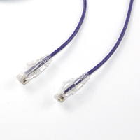 Câble de raccordement fin CAT6 CAT6A 28AWG 30AWG avec gaine PVC LSZH RG45 pour communications