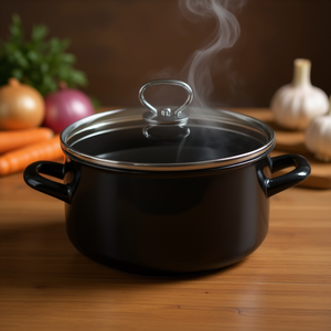 หม้อเนื้อเบอร์รี่ 20 ซม. พร้อมฝาแก้ว สำหรับตุ๋นและต้ม - Product Image 3