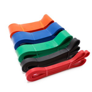 Bandes d'assistance pour tractions, lot de 5 bandes de résistance robustes pour exercices de fitness, étirements et musculation - Product Image 1