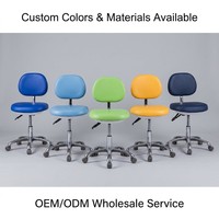 Tabouret dentaire de type Deluxe avec éponge à haute résilience, chaise médicale, chaise de dentiste