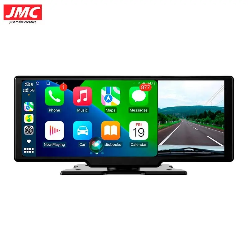 JMC Màn Hình Carplay Không Dây Camera Hành Trình Xe Hơi Android Camera Hành Trình 4K 10.26 Inch Cho Xe Hơi DVR