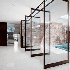 बिक्री के लिए आंतरिक ग्लास फ्रेंच दरवाजे आधुनिक धुरी और काज दरवाजे डिजाइन ग्लास घर के दरवाजे - Product Image 2