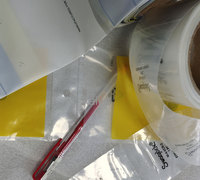 Sac en rouleau d'emballage de logo de taille personnalisée avec des sacs pré-ouverts d'impression sur un rouleau