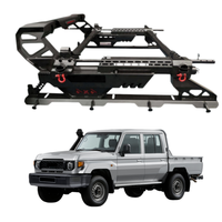 Accessoires automobiles YBJ, barre de protection 4x4 Sport pour Land Cruiser 70 FJ76 double cabine 2007-2024, pick-up, support noir 2021 LC79, barre de protection en acier
