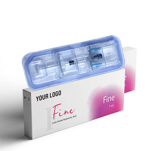 Plurvel Factory 1ml 10ml 20ml 50ml Gel d'<span class=keywords><strong>acide</strong></span> <span class=keywords><strong>hyaluronique</strong></span> fin pour <span class=keywords><strong>injection</strong></span>, combleur dermique pour lèvres et visage, effet repulpant pour les lèvres, Emblem - Product Image 1