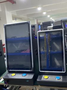 Machine <span class=keywords><strong>d</strong></span>'arcade portable murale ou de <span class=keywords><strong>table</strong></span> à écran tactile, fonctionnant à pièces, pour usage intérieur, mini borne de jeu vidéo - Product Image 1