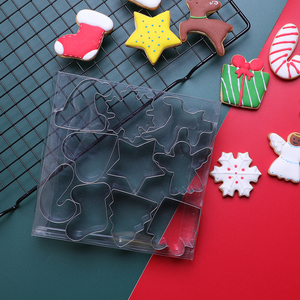 10 pezzi Set Bakeware Christmas Cookie Cutter stampo <span class=keywords><strong>per</strong></span> <span class=keywords><strong>biscotti</strong></span> - Product Image 6