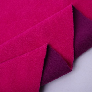 Tissu de veste d'hiver réversible <span class=keywords><strong>thermique</strong></span> anti-boulochage collé en polaire bicolore - Product Image 4