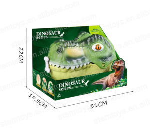 Super Grow Future Thinking Dinosaur Model Play Set Boîte de rangement pour animaux en plastique STEM Jouets pour enfants - Product Image 2