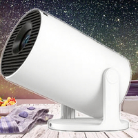 Projecteur portable HY300 PRO+ Android 14, 170 ANSI, 720P, H726, 1 Go de RAM, 8 Go de ROM, WiFi 6, BT 5.0, projecteur à courte focale