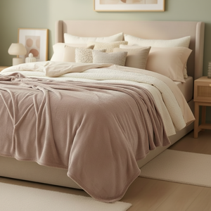 Fei Yue 100% Polyester Super Soft Warmer All-Season Modern Fuzzy Thermal Flannel Plush <strong>Comforters</strong> &amp; <strong>Blanket</strong> - Product Image 5