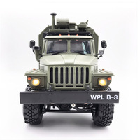 Wpl B-36 B 1:16 Simulation à l'échelle réelle 6 roues motrices Camion militaire soviétique Ural modèle RC Camion de l'armée 6*6