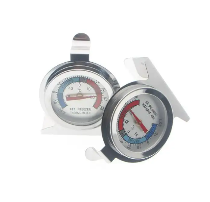 Bimetal Thermometer Stainless Steel Refrigerator Thermometer Refrigerator Thermometer