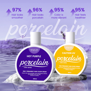 Joynna 200ml crema per la deposizione dei <span class=keywords><strong>capelli</strong></span> balsamo lunga durata Semi-permanente colore dei <span class=keywords><strong>capelli</strong></span> con elevata protezione della lucentezza - Product Image 3