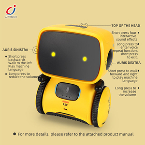 Jouet robot éducatif coloré avec enregistrement vocal, commande vocale interactive intelligente pour l'apprentissage précoce des enfants - Product Image 4