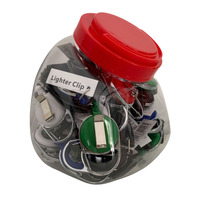 Qianxun personnalisé rétractable Badge bobine porte-clés laisse briquet support Clip allume-cigare rétractable fumer laisse