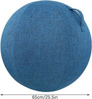 Housse de ballon de yoga confortable et écologique, aspect cachemire, prix usine, pour exercice, fitness, Pilates, chaise de gym