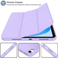 Étui souple en TPU triple pliage avec porte-crayons pour iPad 10e génération 10,9 pouces 2022