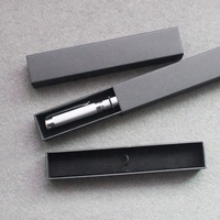 Boîtes à stylos noires de haute qualité, présentoirs en plastique, papier, cuir PU avec logo personnalisé, boîte à stylos cadeau, personnalisation