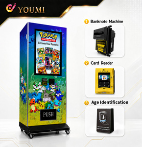 Distributeur automatique de cartes à collectionner intelligent avec <span class=keywords><strong>paiement</strong></span> sans espèces et écran tactile 32 pouces pour la vente de cartes Pokémon - Product Image 3