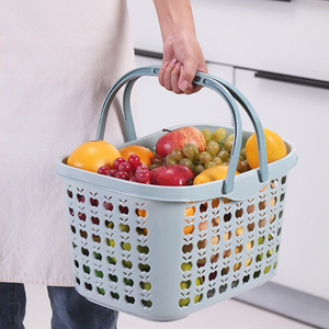Nhà Máy Bán Buôn Tùy Chỉnh Stackable Mua Sắm Giỏ Cho Siêu Thị Buck Giỏ Cầm Tay Công Suất Lớn Tiện Ích Giỏ - Product Image 1