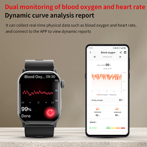 하이 퀄리티 스포츠 SmartWatch ECG 모니터링 에어 펌프 에어백 혈압 측정 수면 모니터링 건강 스마트 시계 F540 - Product Image 1