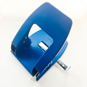 Handheld Heavy Duty Two Hole Punch PC+Metal 14.8x11x6.8CM Reduced Effort Manual 30 Sheet Handle Puncher Office - Product Image 4