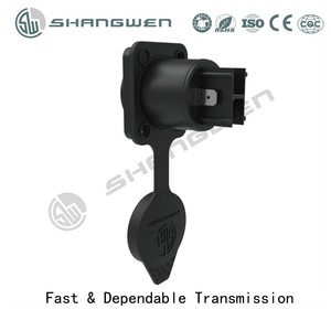 Cable de alimentación LED de 3 pines de alta capacidad de corriente <span class=keywords><strong>Triple</strong></span> carcasa negra IP65 exterior 3 conector <span class=keywords><strong>macho</strong></span> impermeable <span class=keywords><strong>enchufe</strong></span> 20A 250V aleación hecha - Product Image 4