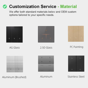 Màn hình mô-đun chuyển đổi thông minh với điều khiển cảm ứng và chỉ báo LED để dễ dàng vận hành và hiển thị trạng thái trong môi trường thông minh - Product Image 5